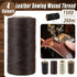 260m 150D Leather Sewing Waxed Thread Hand Stitching Craft Repair Cords 4Colours - Brown