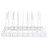 Retractable Kitchen Storage Rack Pot Lid Holder Cutting Board Organizer Stand - White