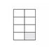 A4 Self Adhesive Sticker Paper Sheet Label Laser Inkjet Print Mailing Address - White Matte 2x4 *20 PCS