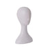 Display Stand Female Mannequin Head for Wig Hat Scarf Hair Model - White