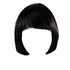 Short Bob Wig with Bangs for Women Synthetic Cosplay Party Hair in 14 Colours - Black