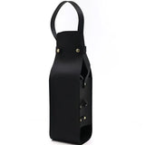 2PCS Wine Tote Bag PU Leather with Handle Durable for Party Gift