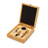 4PCS Wine Opener Set Stainless Steel Durable for Home Bar Wine Lovers Gifts - Khaki