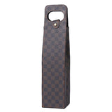 Leather Wine Box Single Double Bottle Folding Packaging Gift Box