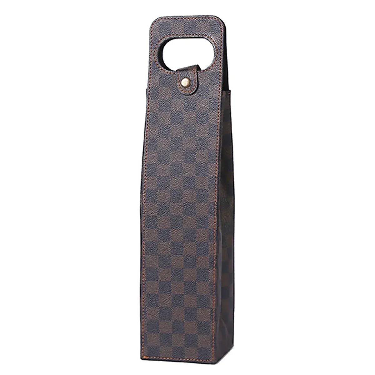 Leather Wine Box Single Double Bottle Folding Packaging Gift Box