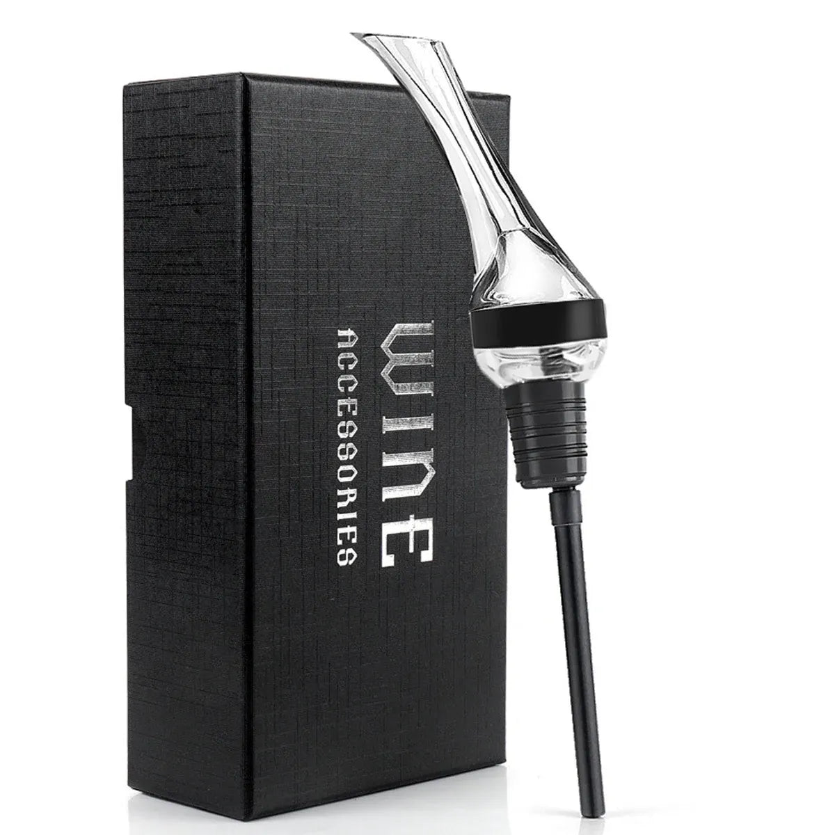 Wine Aerator Pourer with Gift Box Fast Red Wine Air Infusion Single or Three Piece Set - Long Stem Aerator