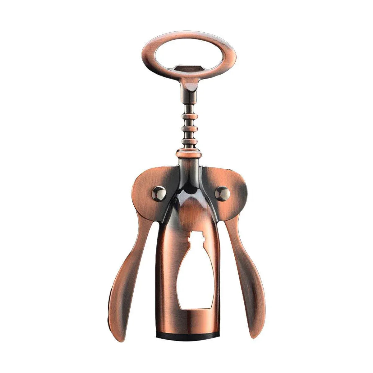 Bottle Opener Cork Screw Wine Bottle Opener Corkscrew winged corkscrew ZincAlloy - Bronze