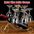Iron Wine Bottle Holder Rack Wine Cooler Stand Decorative Storage Display