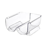 Fridge Organiser Wine Beer Stacking Bottle Rack Kitchen Space Saving Can Holder - 2 Grids