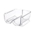 Fridge Organiser Wine Beer Stacking Bottle Rack Kitchen Space Saving Can Holder - 2 Grids