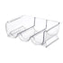 Fridge Organiser Wine Beer Stacking Bottle Rack Kitchen Space Saving Can Holder - 3 Grids