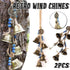 2X Witch Bells Protection For Door Knob Hanger Wind Chimes Clear Negative Energy