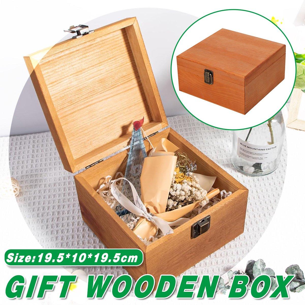 Wooden Box European Style Decorative Gift Box Storage Box Jewelry Box Gift