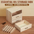 Large Capacity Essential Oil Storage Box 3-Layer Drawers 90 Grids Organizer