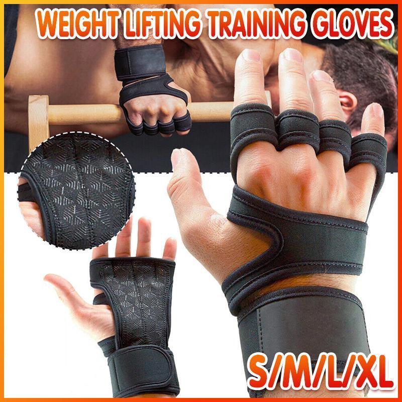 Weight Lifting Training Gloves Women Men Fitness Sports Body Building Gym Gloves - XL