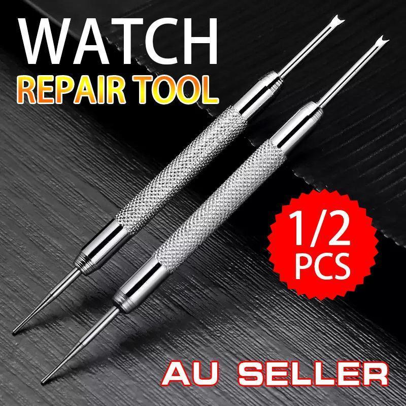 Wrist Watch Band Repair Tool Kit Spring Bar Pins Link Remover Tools Watchmakers - 2 PCS