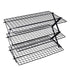 3/4 Tier Camping Dining Rack Iron Shelf Portable Picnic Rack Foldable Storage Table - 3 Layers