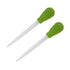 2PCS Fish Tank Cleaner Mini Pooper Turtle Pump Aquarium Maintenance Feeding Tube - Green-2PCS