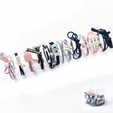 Women Elastic Hair Band Ponytail Holder Girl Rubber Rope Ties Gum Headwear Craft - Mixed Colour