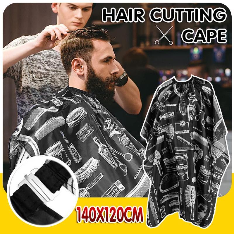 Hair Cutting Cape Soft Polyester Salon Apron for Home and Professional Use