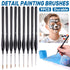 9PCS Fine Detail Paint Brush Set for Watercolour Gouache Acrylic Miniature Art