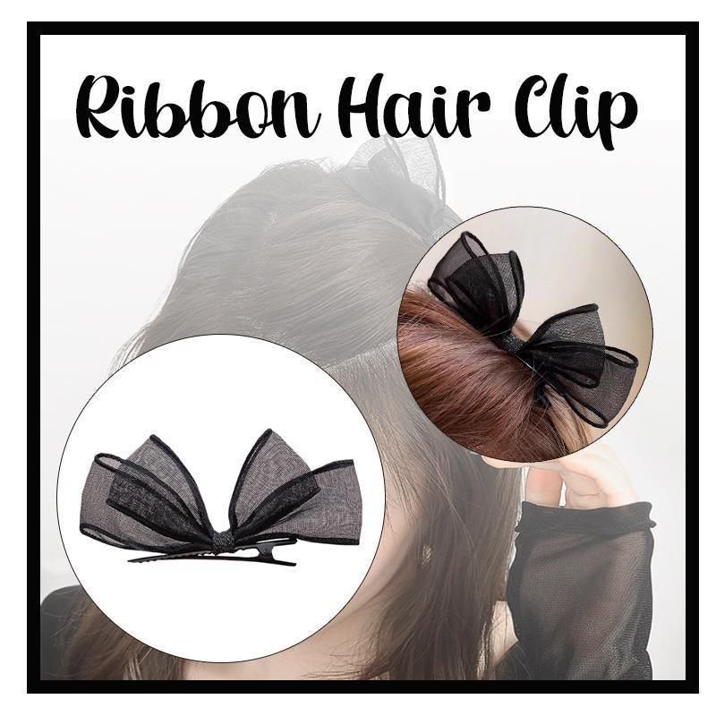 Sweet Mesh Bow Hairpin Hair Accessories Bang Clip Bowknot Hair Clips Girls Party