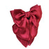 Women Girls Elegant Long Bow Hairpin Large Ribbon Hair Clip Hair Accessories - Red