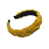 Women Ladies Twist Braid Hairband Wide Hairband Hoop Accessories Head Band Party - Yellow