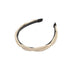 Women Girls Boho Chic Braided Synthetic Leather Hair Headband Head Band Hoop - Beige