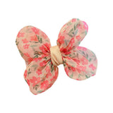 Cute Bow School Hairclips Mesh Yarn Hair Accessories Bow Girl Party Gift - Pink