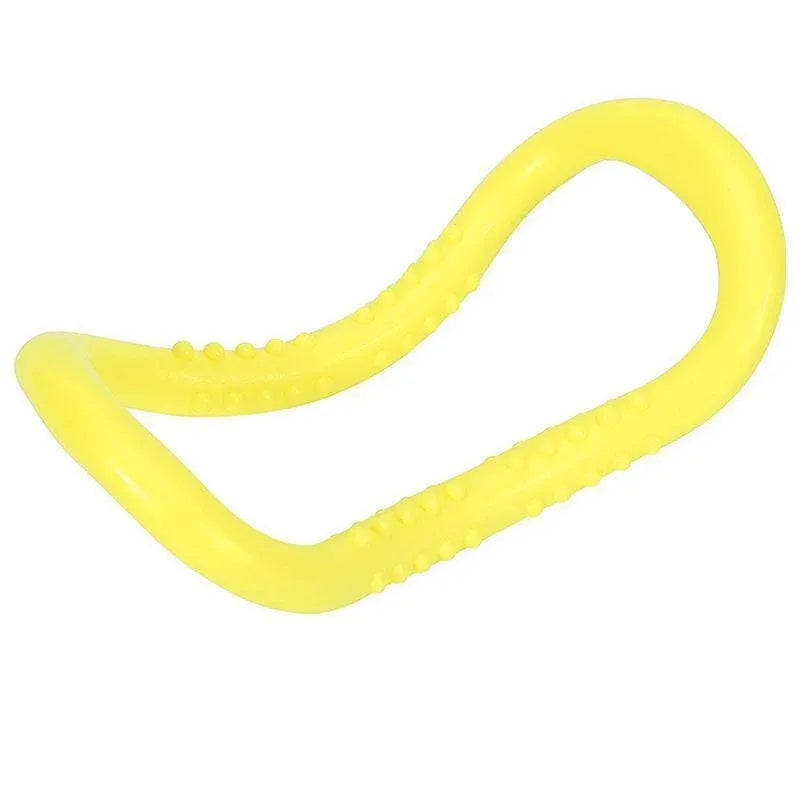 Yoga Pilate Ring Circle Fitness Training Resistance Stretch Support Grip Sport - Yellow