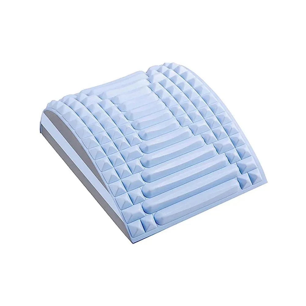 Ergonomic Neck and Back Support Stretcher for Relaxation and Posture - Blue