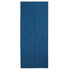 Portable Yoga Blanket with Body Position Line Non Slip Soft for Home Gym Studio - Blue