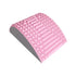 Ergonomic Neck and Back Support Stretcher for Relaxation and Posture - Pink