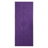 Portable Yoga Blanket with Body Position Line Non Slip Soft for Home Gym Studio - Purple