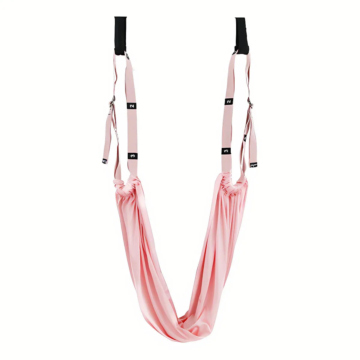 Air Yoga Rope Elastic Stretch Belt Inversion Training Strap Handstand Fitness - Pink