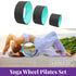 3PCS Yoga Wheel Pilates Set Non Slip For Back Stretching Yoga Pilates Fitness