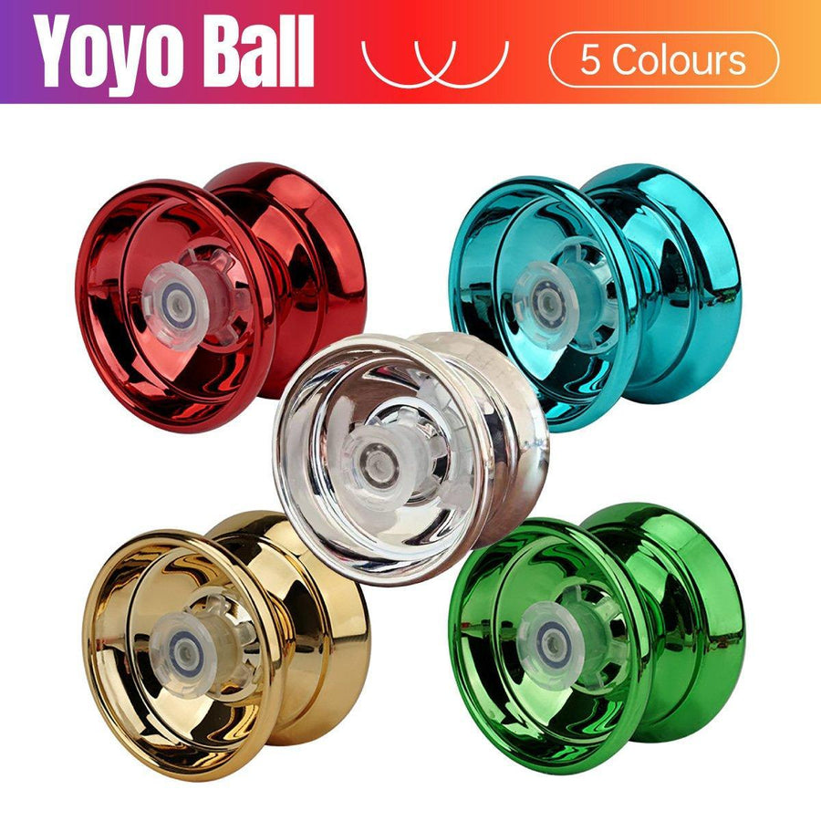 Alloy Metal Professional YoYo Bundle Bearing Ball Toy for Boys Gift - Green