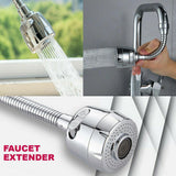 Kitchen Universal Faucet Splash-Proof Head Pressurized Nozzle Bubbler 360Â° Au