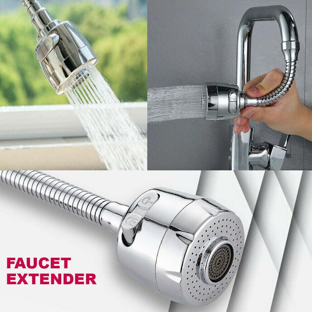 Kitchen Universal Faucet Splash-Proof Head Pressurized Nozzle Bubbler 360Â° Au