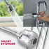 Kitchen Universal Faucet Splash-Proof Head Pressurized Nozzle Bubbler 360Â° Au