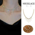 Luxury Zirconia Tassel Necklace Elegant Collar Jewelry for Women Party Wear