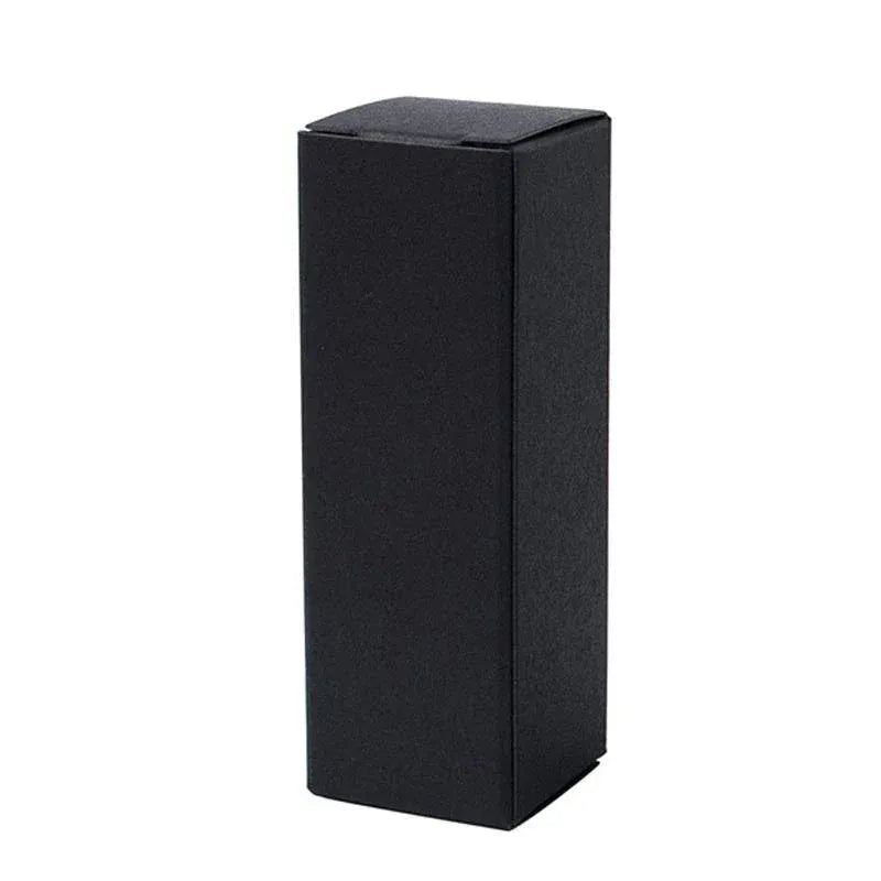 100PCS Empty Lip Balm Tube Packaging Carton Box Lipstick DIY Paper Case 2.8-3.1 - Black-2.8x2.8x8.5cm