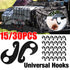 15/30pcs Heavy Duty Luggage Net Hooks Cargo Tie Down Straps Bungee Cord Clips - 30PCS