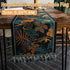 Floral Tablecloth for Coffee Table Banana Leaf Pattern Dining Table Cover Decor