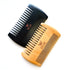 Wooden Beard Comb Black