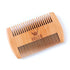 Valor Wooden Beard Comb - Natural