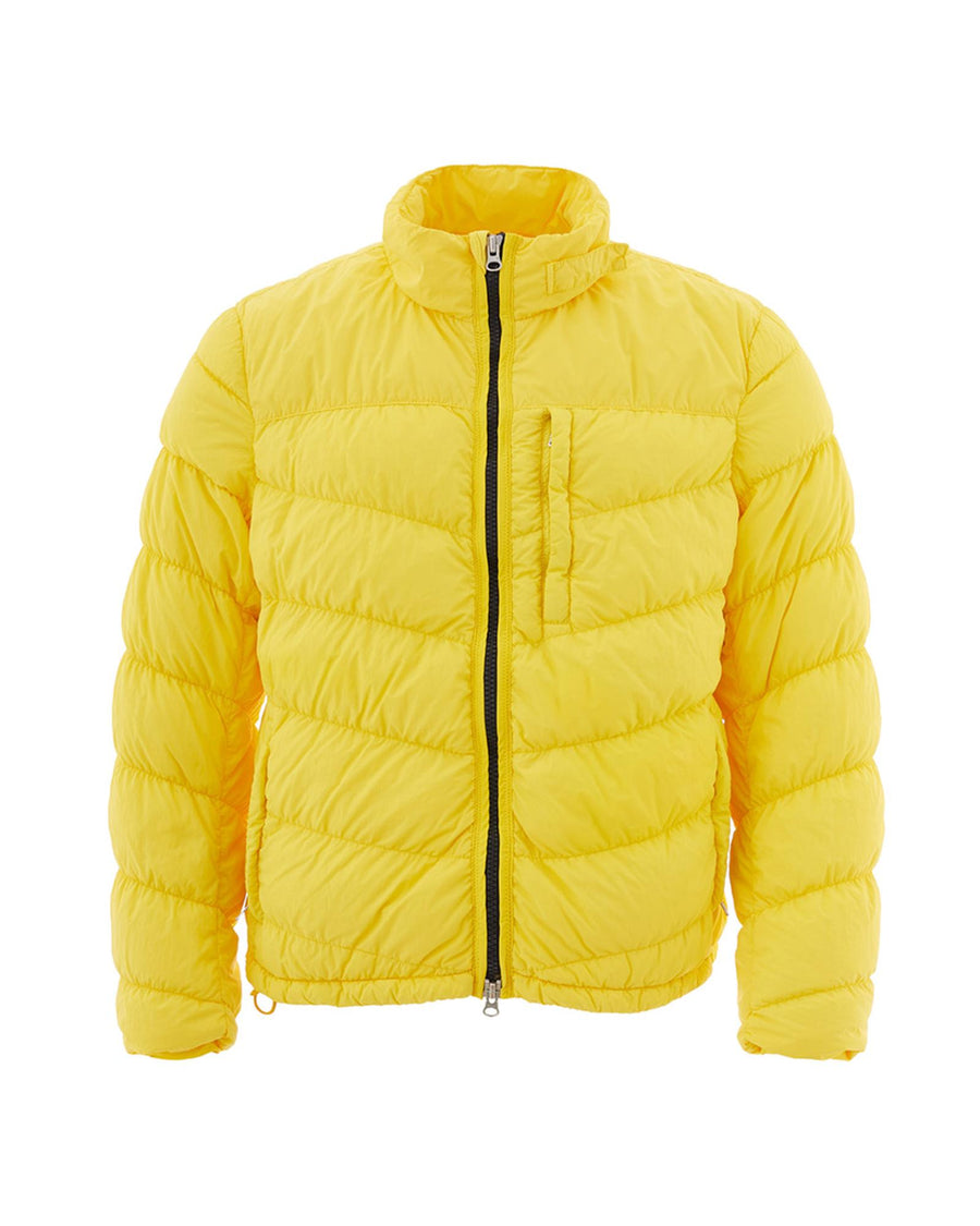 Authentic Quilted Jacket with Contrasting Zip Closure and Side Pockets 48 IT Men