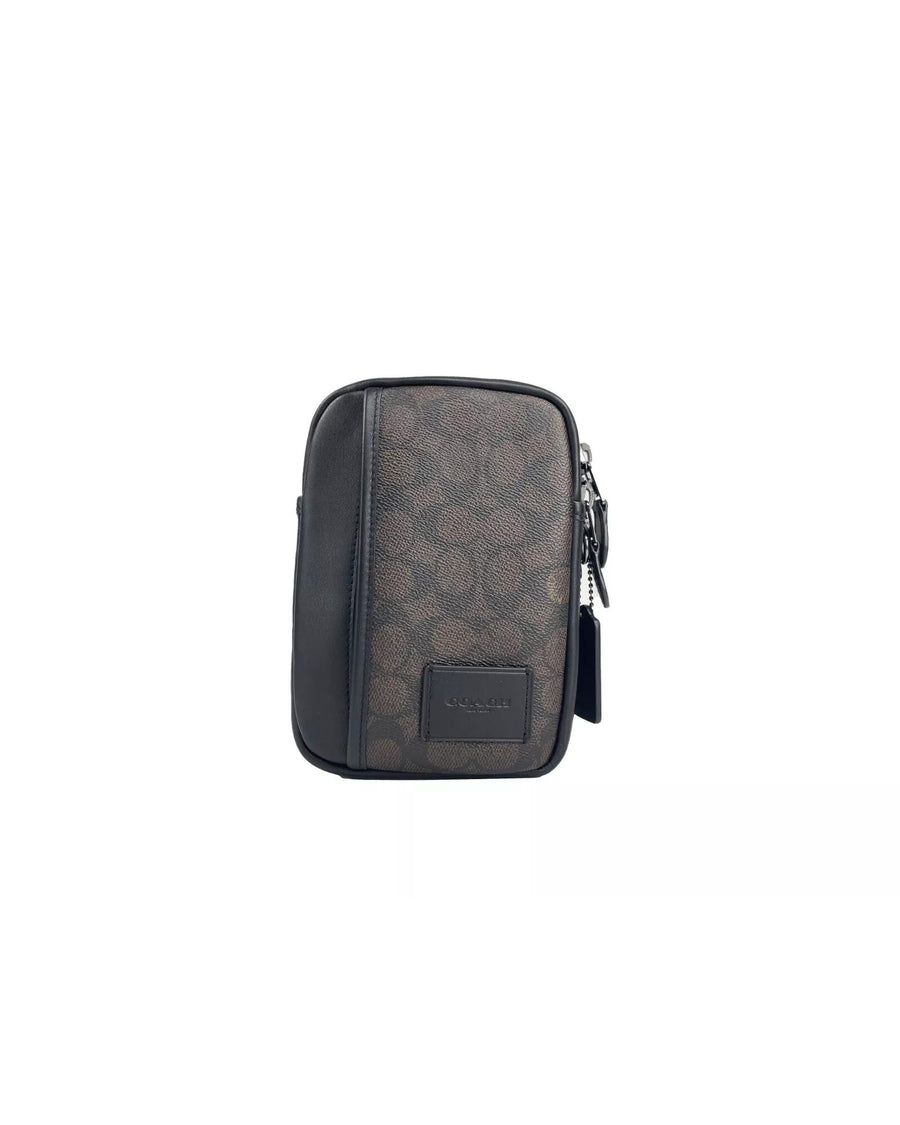 COACH Men's Edge L Pack Backpack Sling Bag Black Walnut (CW347) - One Size