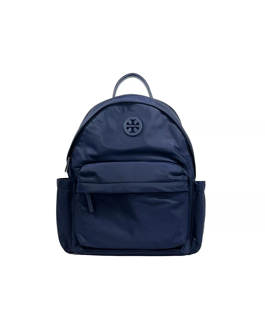 Tory Burch Women's Navy Ella Nylon Backpack Bag 88368 - One Size